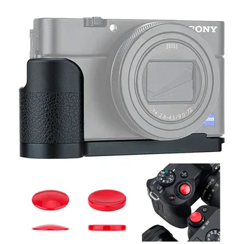 

Metal Hand Grip Quick Release L Plate Bracket Holder + Shutter Release Button for Sony RX100 VII VI VA V IV III II 7 6 5 4 3 2