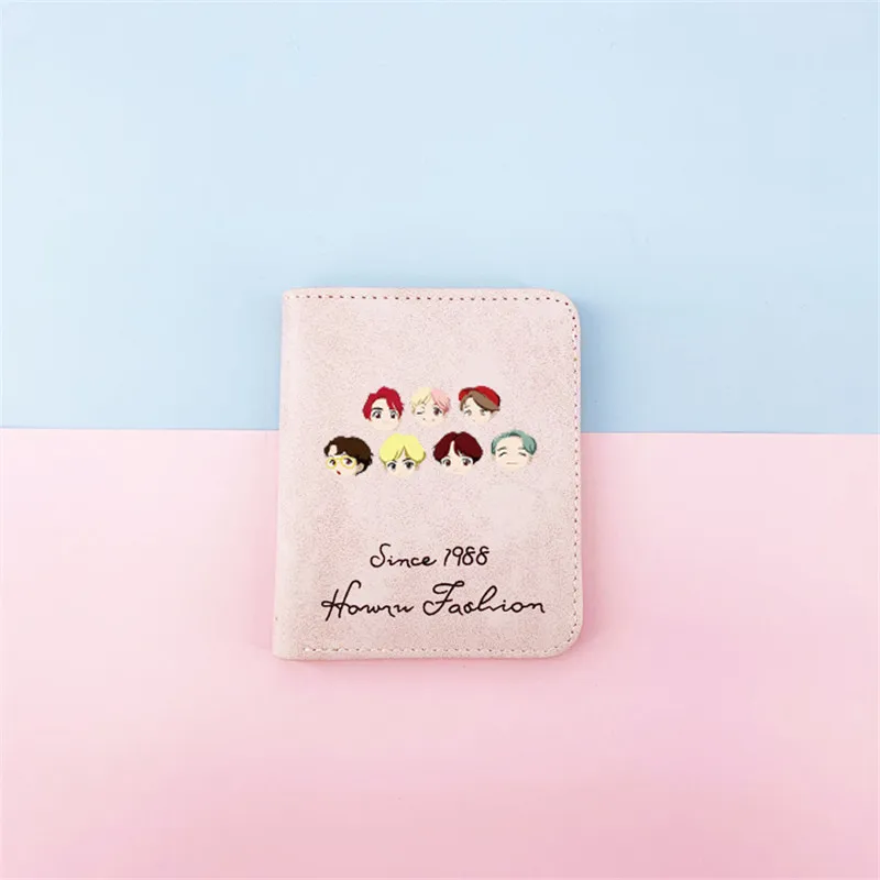 Мини-кошелек KPOP Bangtan Boys, кошелек для монет, Волшебный Магазин, матовый короткий кошелек с картой, Persona JUNG KOOK SUGA, J-HOPE, JIMIN 164 - Цвет: Bangtan Boys