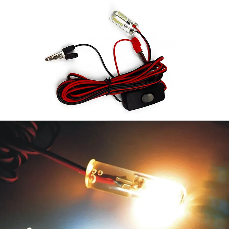 Открытый DC 12V светодиодный 5W подводный светильник для рыбалки - Испускаемый цвет: Warm White