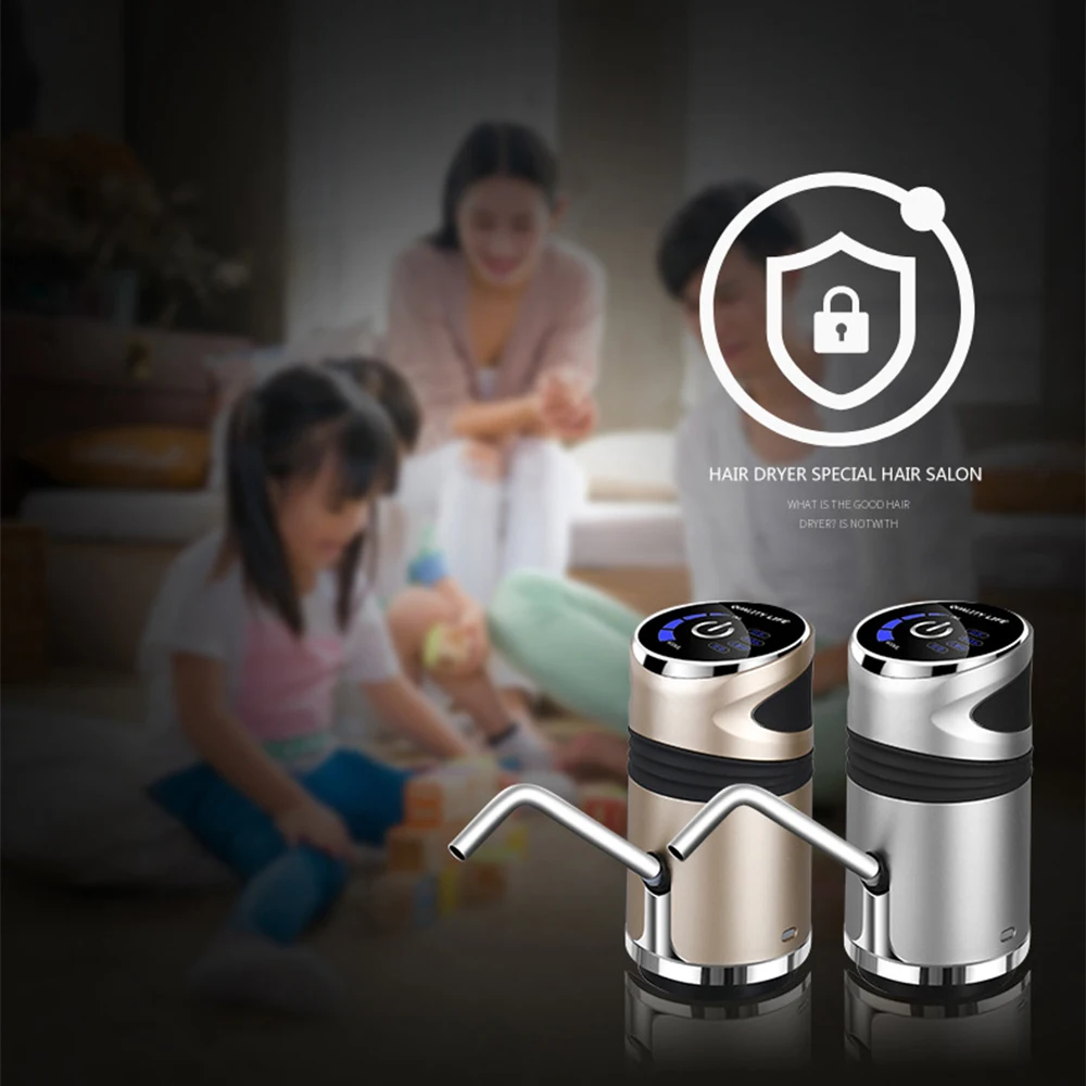 Электрический диспенсер для воды насос usb зарядка 8-10 галлонов бутылка питьевой переключатель для воды Насосное устройство умный дозатор воды