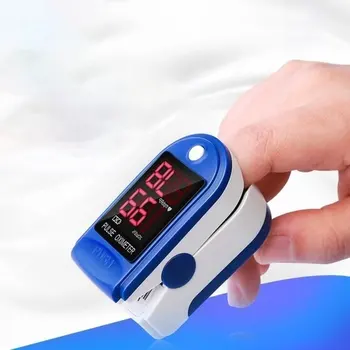 

Practical Oximeter With Hanging Rope Fingertip Pulse Oximeter Blood Oxygen Saturation And Heart Rate Monitor