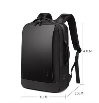 

High end business computer bag men's 15.6-inch notebook shoulders USB portable leisure travel commuter backpack multi-purpose wo