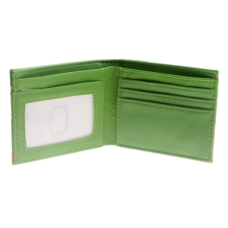 Супер Марио Би-Фолд кошелек женский зелёный кошелёк