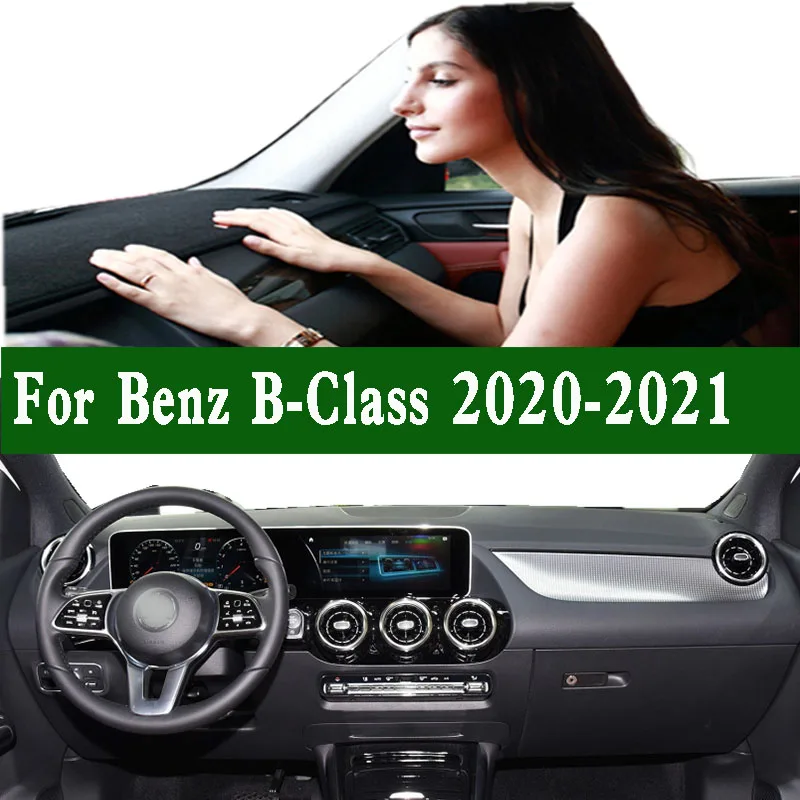 

For Mercedes-Benz B-Class 2020 2021 200 260 W247 Dashmat Dashboard Cover Instrument Panel Pad Dash Mat Anti-Dirt Proof Ornaments