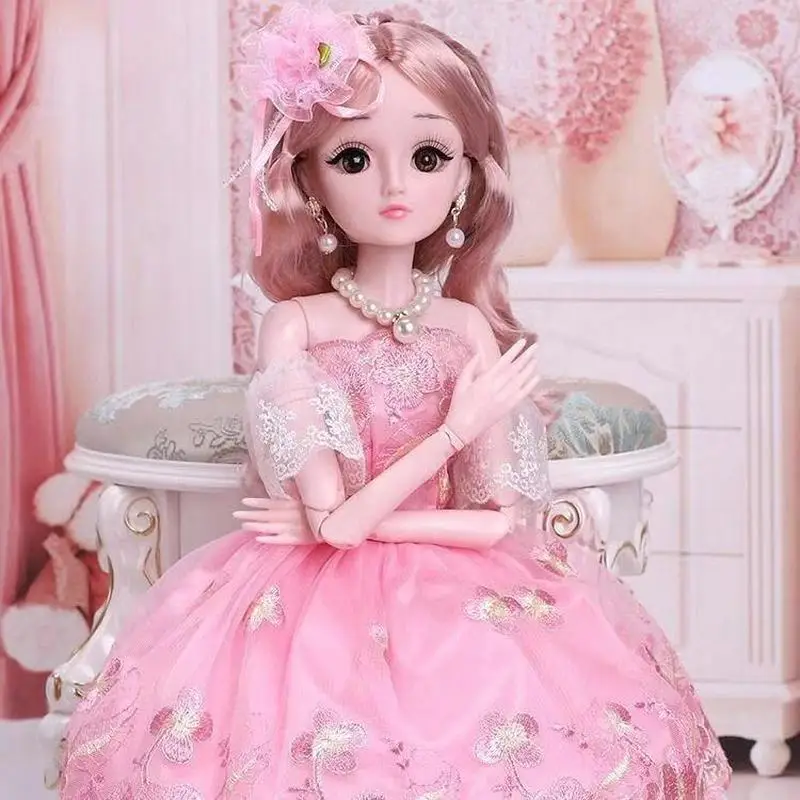 1/3 60 см 20 подвижная шарнирная кукла BJD игрушка мода 3D глаза куклы с одеждой ювелирные изделия обувь аксессуары Игрушки для девочек