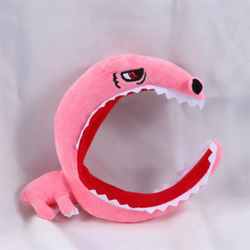 Plush Doll Head Hoop Dinosaur Shark Hair Hoop Cute Headbands Hair Accessory For Kids