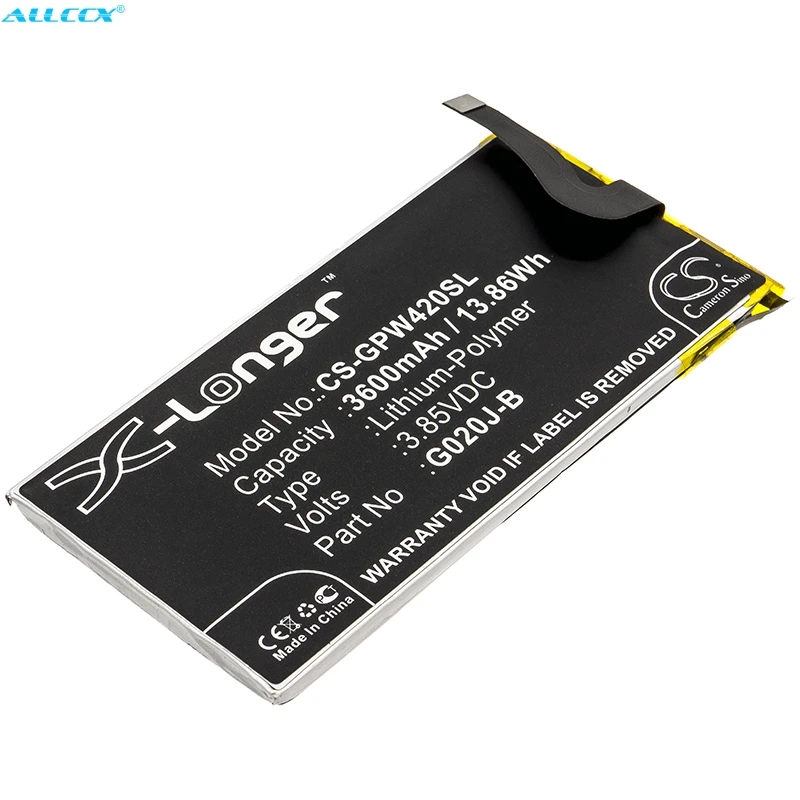 Cameron Sino 3600mAh аккумулятор G020J-B для Google G020P, Pixel 4 XL