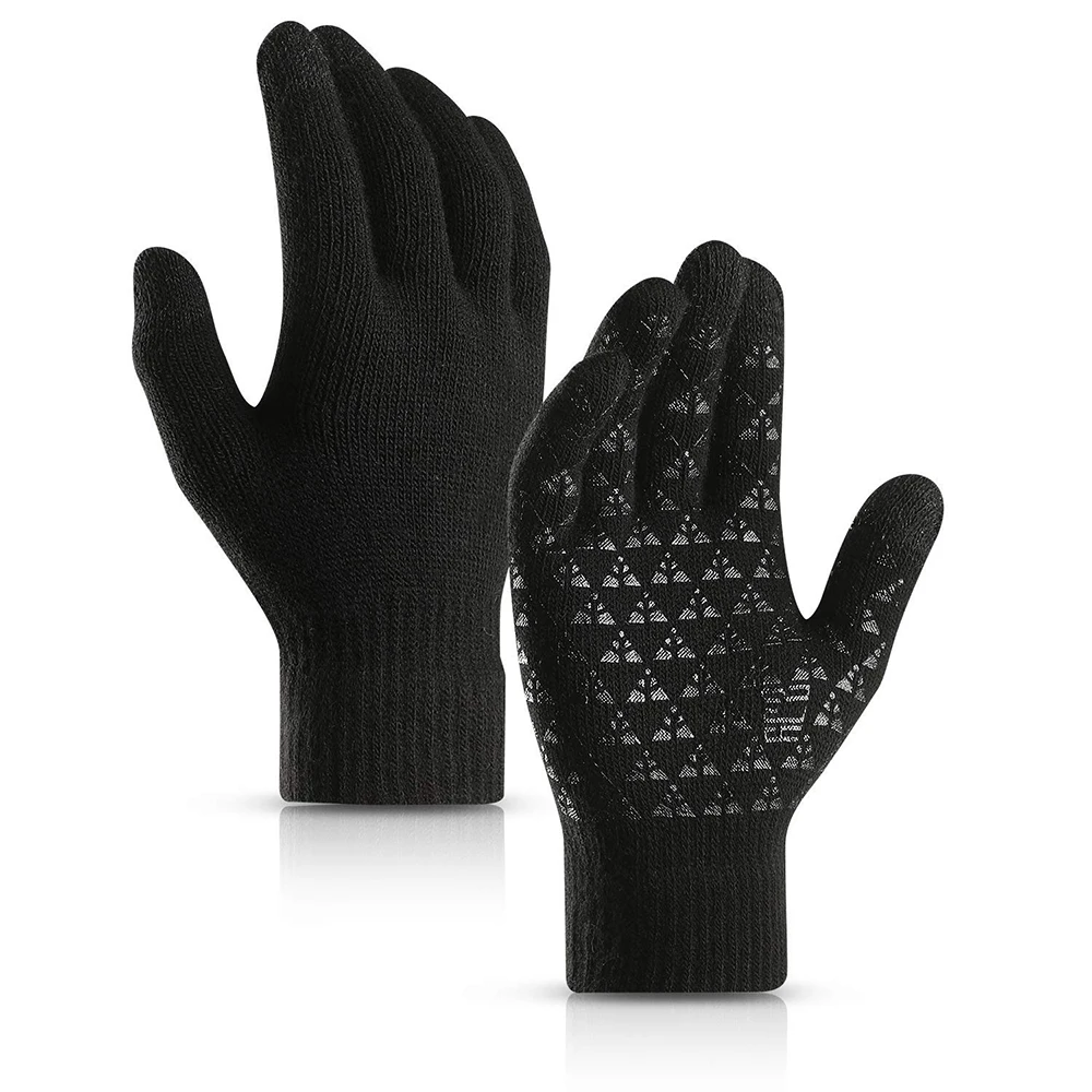 knit cycling gloves
