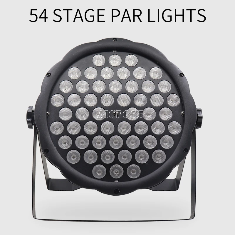 Светодиодный контроллер DMX512 Par Light 8 шт./лот 54X3W RGBW оборудование для дискотеки