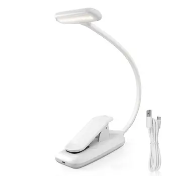

LED Book Lights, Rechargeable Clip On Light, 3 Lighting Modes, 9 LEDs, Eye Protection Reading Lamp, up to 40 Hours Reading - Per