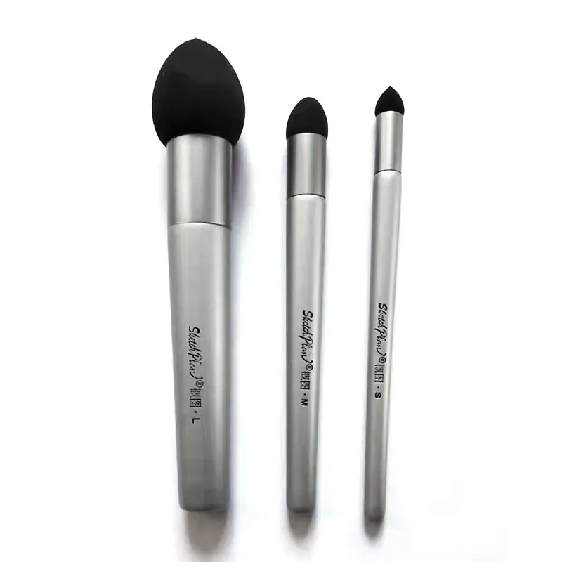 3Pcs Sketch Pen Brush Sponge Wipe Clean Tool For Art High Light Gray Surface Detail Processing Rendering Smudge Erase Correction