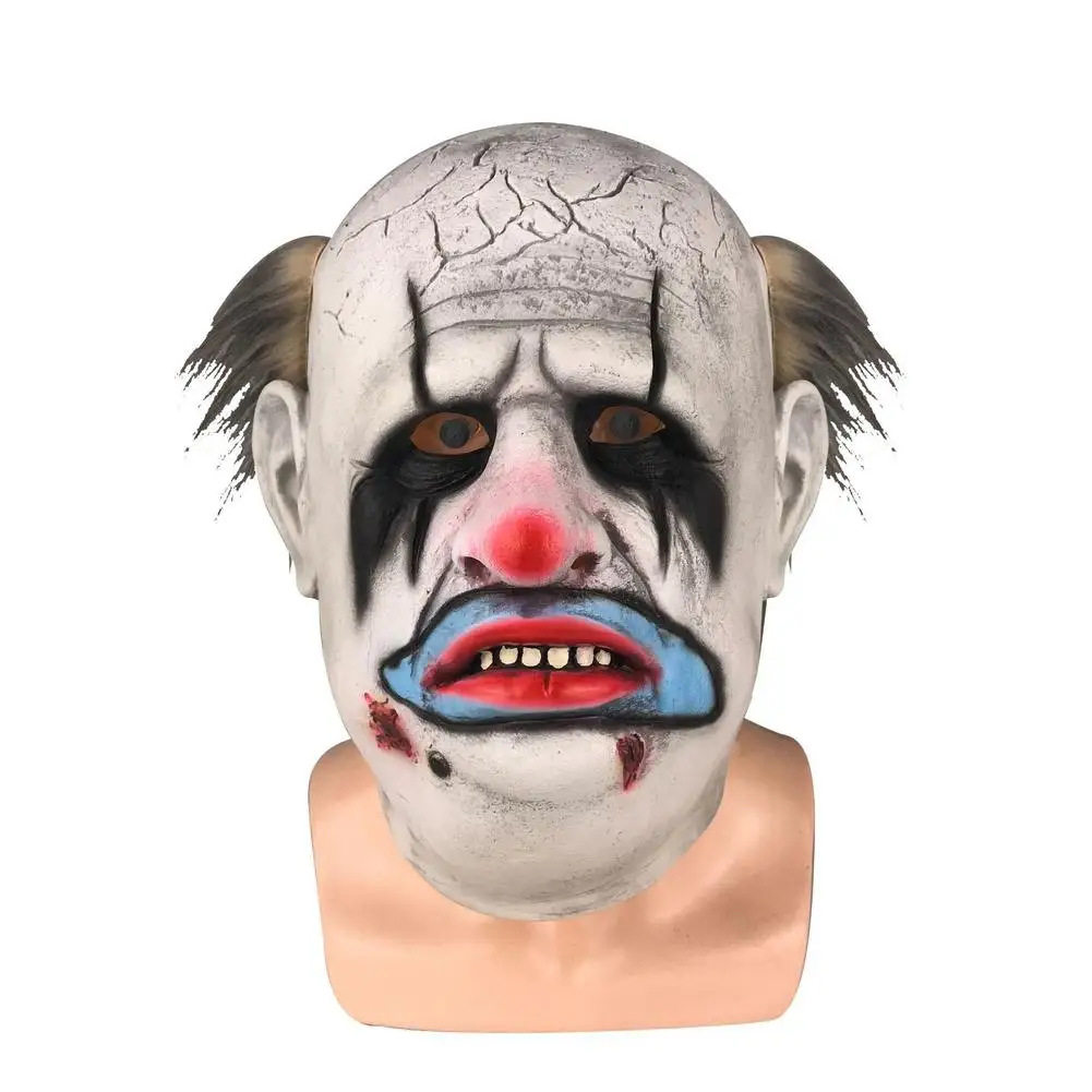 

Halloween 2019 Horror Movie Cosplay Adult Latex Full Face Helmet Halloween Party Scary Props Halloween Costume Mascarillas