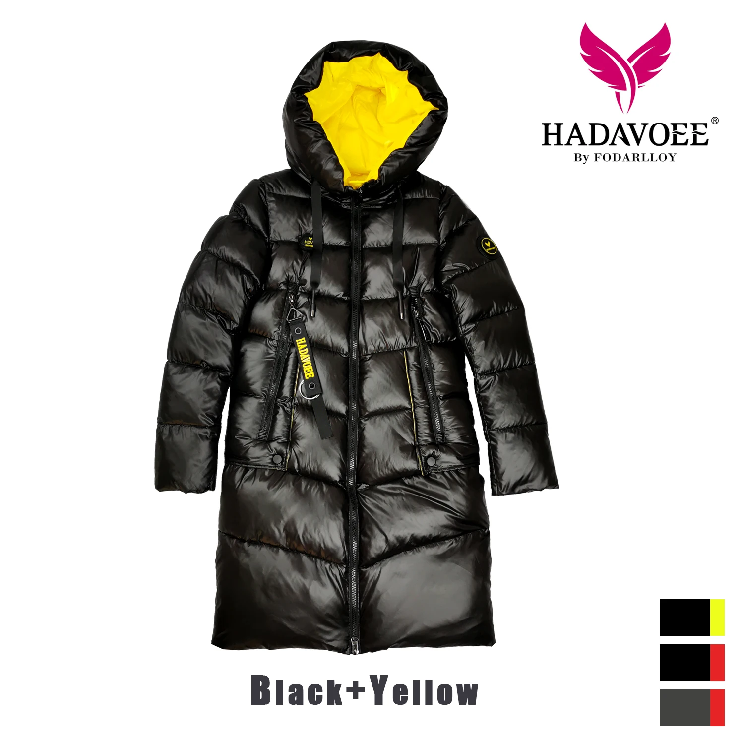 New Winter Women thick Coat Ladie Winter Jacket High quality fashion Length Warm Coat With Hood Protect Ffrom Wind Cold