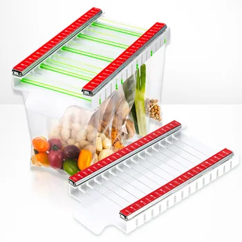 

Hanging Storage Clamp Fridge Organizer Drawer Adjustable Pull-out Drawers Fresh Spacer Layer Storage Rack For Kitchen