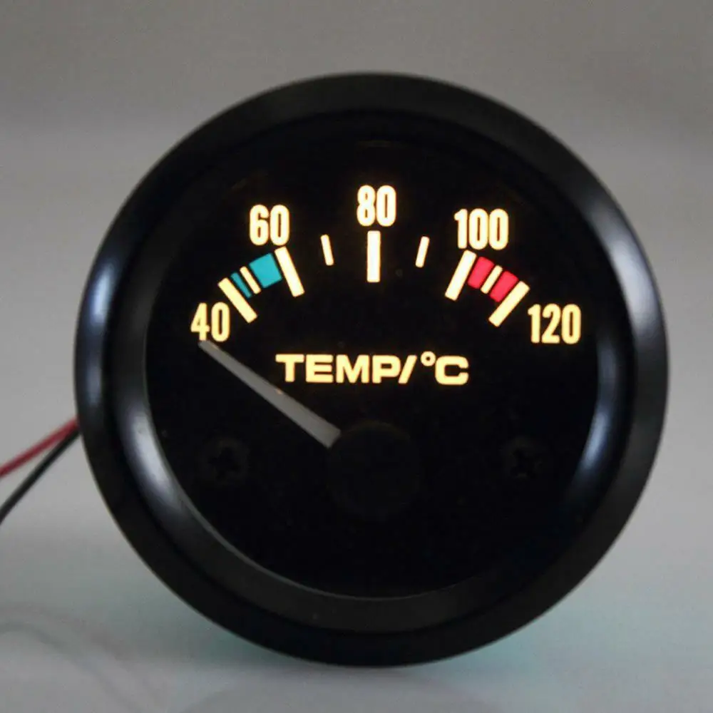 

2" 52mm Car Gauge Auto Digital LED Water Temp Temperature Gauge 40-120 Celsius Measure Automobile 4/6/8 Cylinder Gasoline Cars