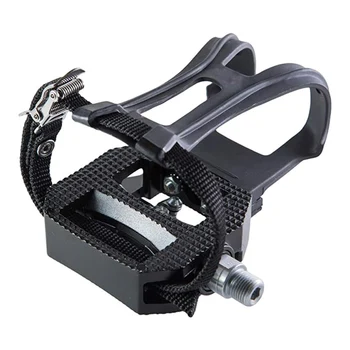 

Exercise Bike Pedals Pedal for Clipless Toe Cage and Strap for Shoes Indoor Cycling Duty for Fitness Bicycle EDF88