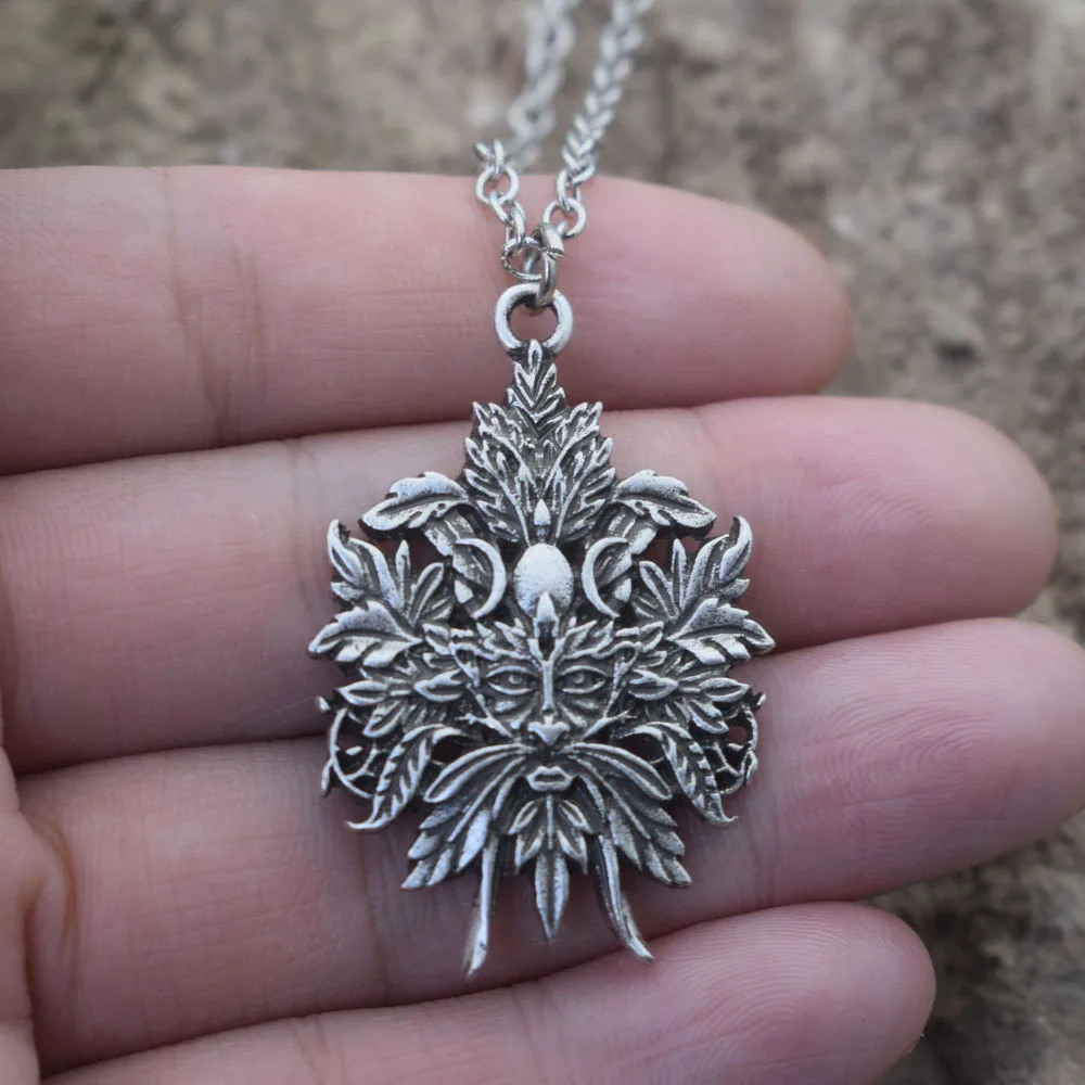 12pcs Celtic Green Man Pendant Greenman 