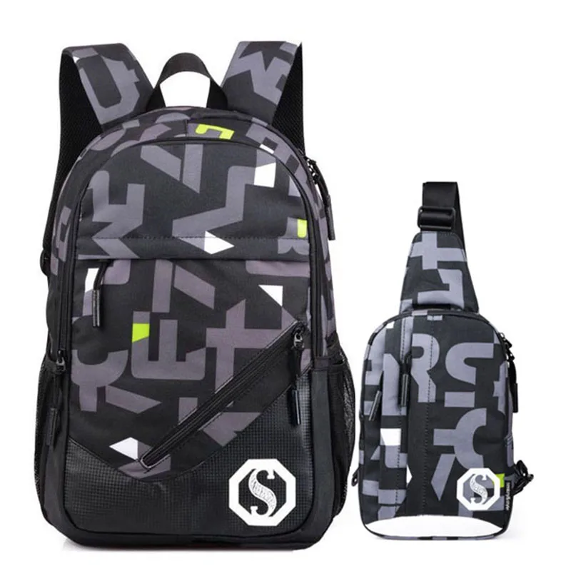 Школьные ранцы для мальчиков большой водонепроницаемый рюкзак подростков