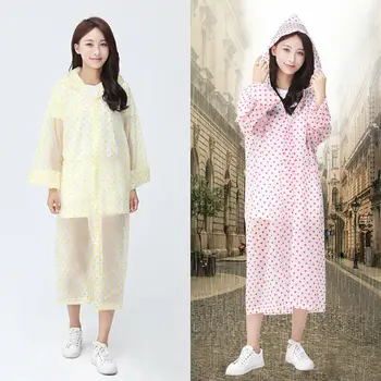 

Outdoor Waterproof Women Men Raincoat EVA Cloth Long Rain Coat Poncho