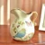 European Pastoral Retro Painted Ceramic Vase Milk Jug Vase American Country Living Room Decoration Flower Arrangement 6