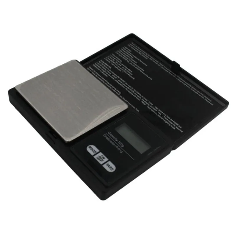 정밀 LCD 포켓 전자 디지털 체중계, 주방 쥬얼리 약물 그램 무게추 밸런스, 100g, 200g, 300g, 500g, 1000g x 0.01g, 0.1g