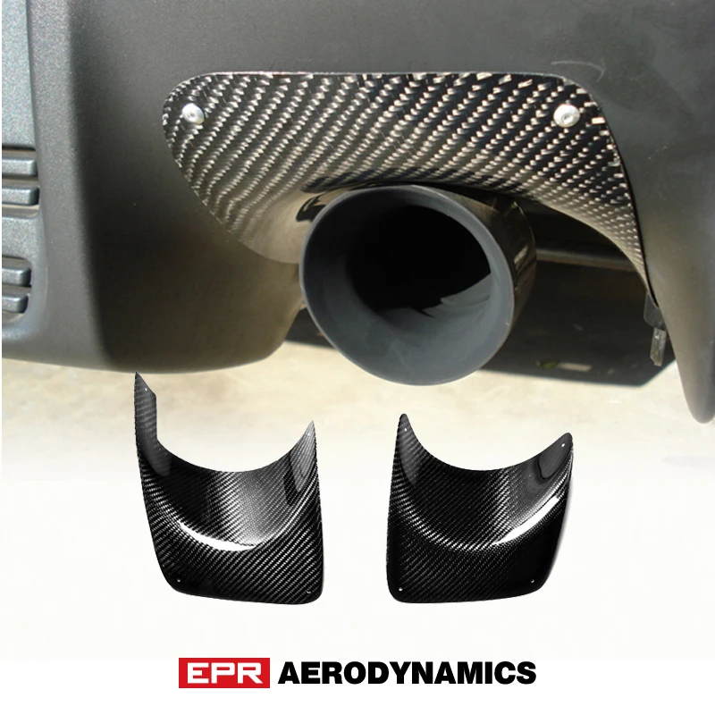 Carbon Fiber Exhaust Heat Shield Bumper Protector Set for Evolution X