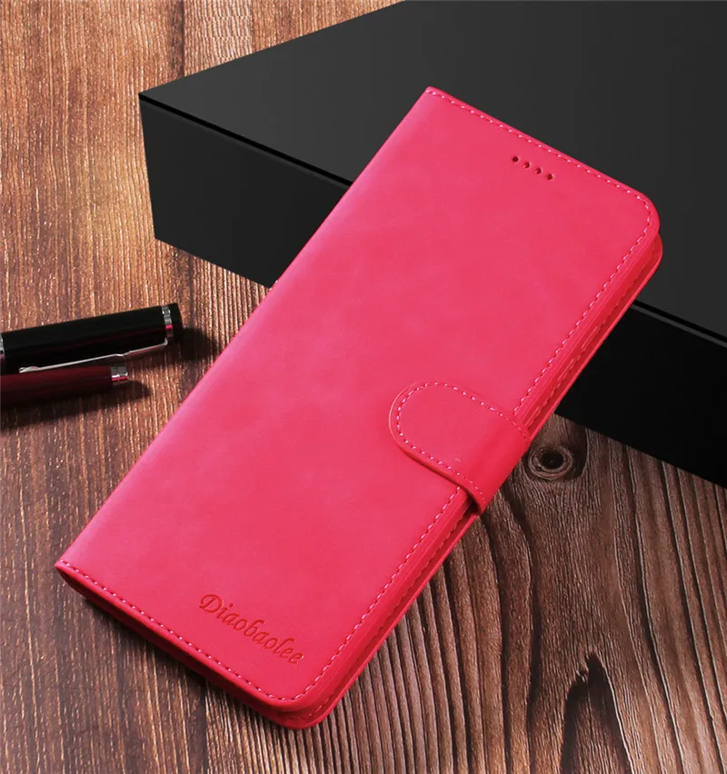 For iPhone 6 7 8 Plus Phone Case iPhone 11 Pro Max Case Leather Flip Wallet Case For iPhone X XR XS Max Luxury Leather Wallet 6s - Цвет: Rose red