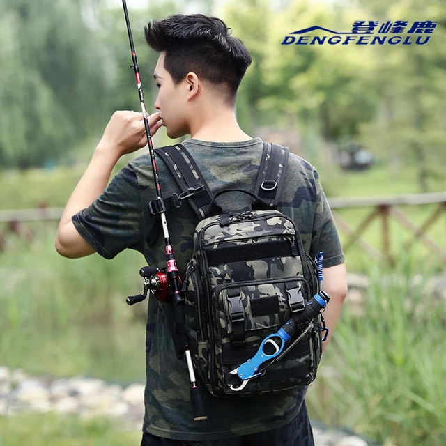 Piscifun Fishing Tackle Storage Bag Outdoor Shoulder Backpack