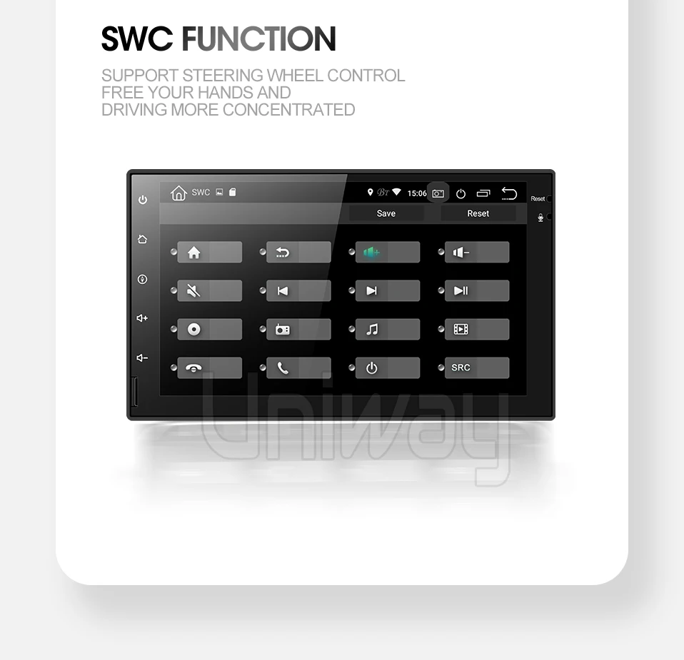 Perfect Uniway AWD7071  android 9.0 car dvd for nissan qashqai x-trail almera note juke universal multimedia car gps navigation player 13