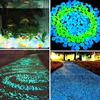 50Pcs Glow in the Dark Garden Decor Luminous Stones Outdoor Fish Tank Decoration Pebble Rocks Aquarium Decorative Pebbles 6