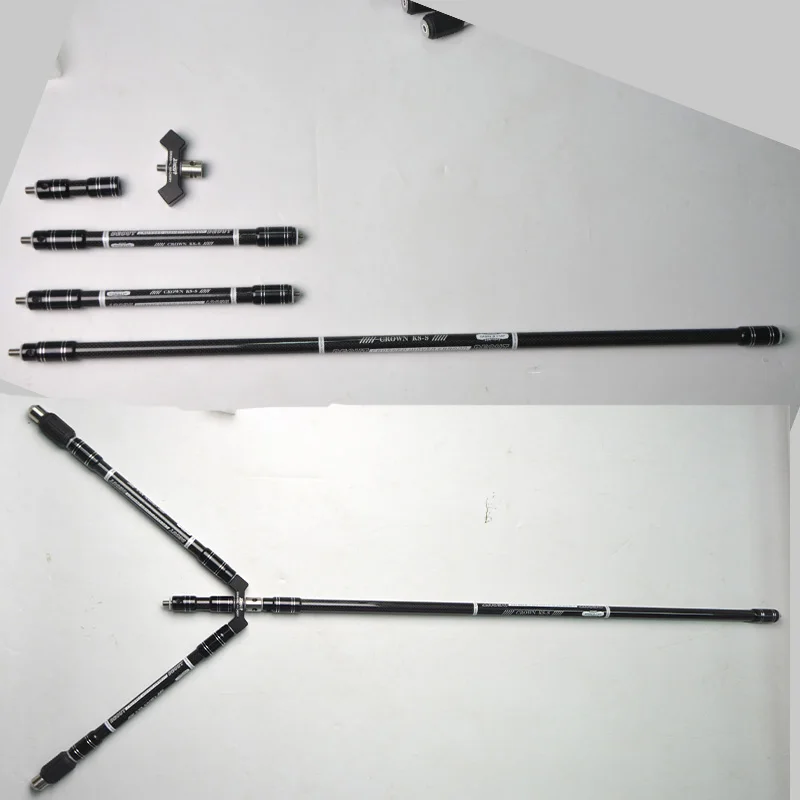 1Set Archery Recurve Bow Carbon Stabilizer System Balance Rod Bow Damping Competition Stabilizer Shooting Hunting Accessories
