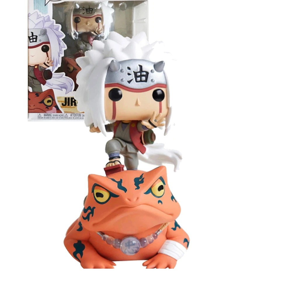 En oferta Figuras de acción de Naruto JIRAIYA ON TOAD #73 pop con caja, juguetes de vinilo, juguete de modelos coleccionables para niños jYQOMgZbqmW