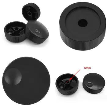 

Black Frosted Solid Aluminum Knob 32x13mm Volume Control Knob for 6mm Potentiometer