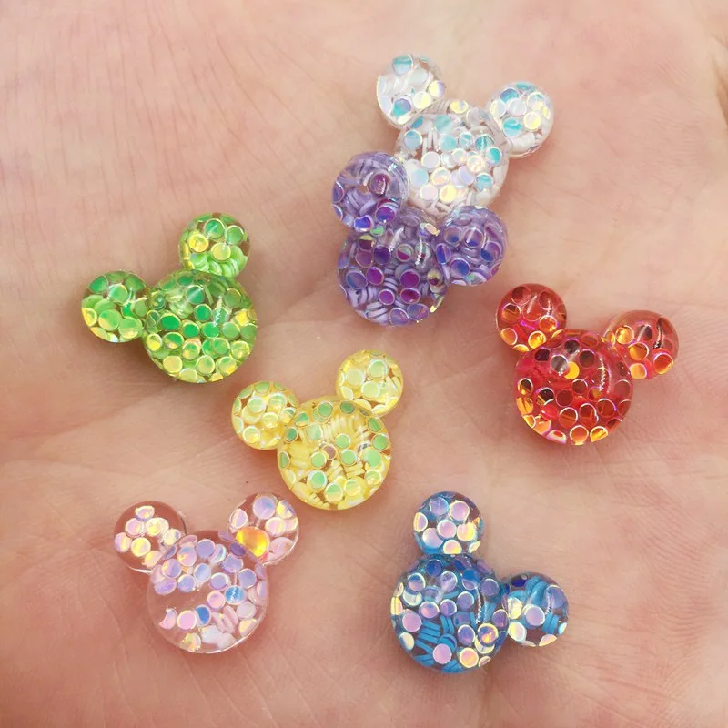 20pcs small pack 20x23mm Head Flatback Resin Rhinestone Glue On DIY Nail  Art Crafts Jewelry Garments Backpack Decorations