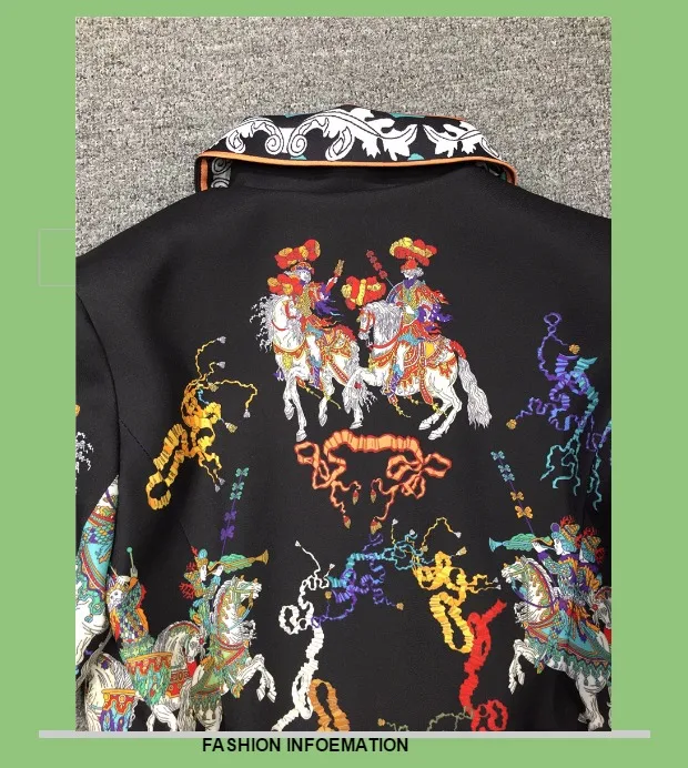 Женская одежда desfill de Moda Тренч casaco feminino винтажное платье с длинными рукавами и манжетами галстук с животным принтом пояс jurken