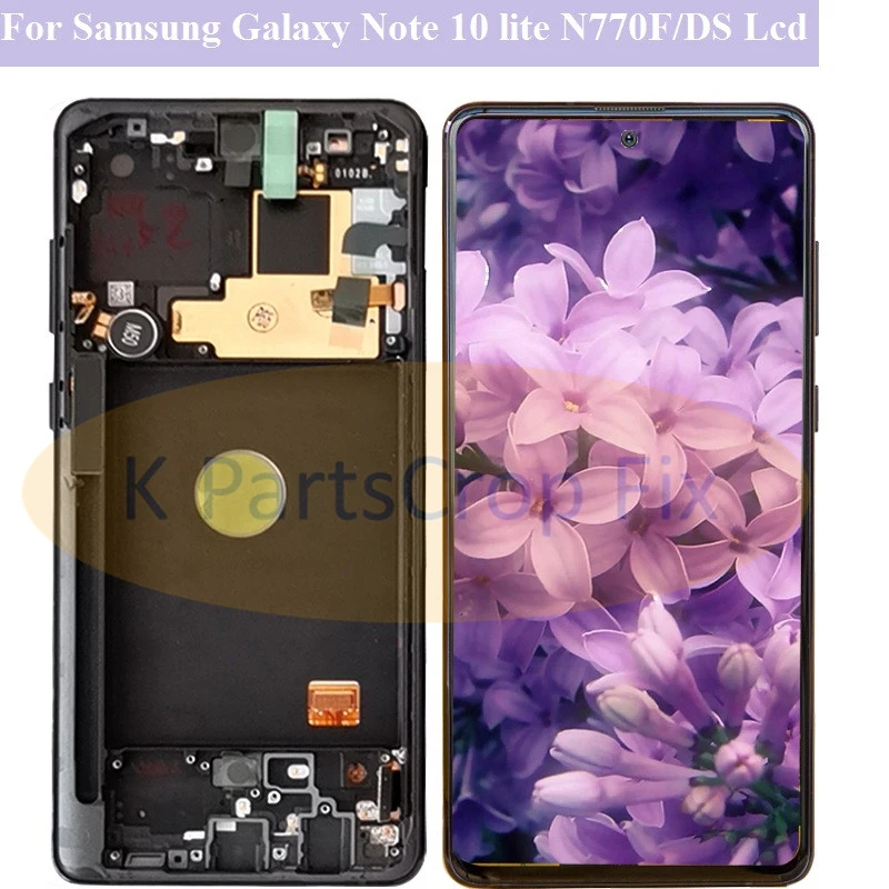ЖК-экран с рамкой дигитайзер сенсорного экрана для Samsung Galaxy Note 10 lite N770F/DS N770F/DSM 6 7