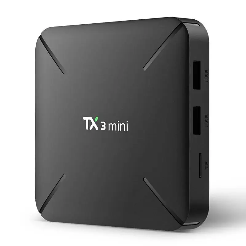 TX3 Мини Смарт ТВ приставка с пультом дистанционного управления 1+ 8G/2+ 16G Android7.1 Amlogic S905W телеприставка KODI 17,6 WiFi медиаплеер US/EU штекер