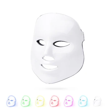 

Pro 7 Color LED Face Mask | Photon Red Light Therapy For Healthy Skin Rejuvenation | Collagen Anti Aging Wrinkles