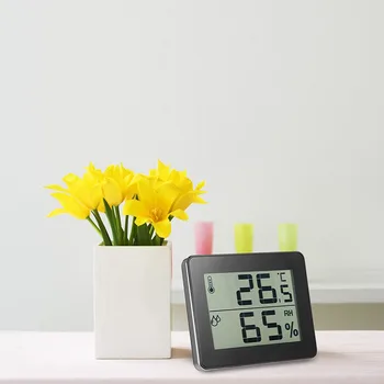 

Wireless Smart Electric Digital Clock Indoor&outdoor Hygrometer Thermometer Lcd Temperature Measuring Tools