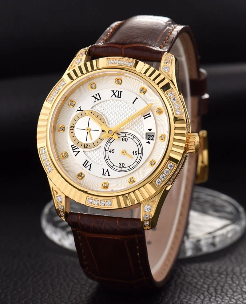 

WG10390 Mens Watches Top Brand Runway Luxury European Design Automatic Mechanical Watch