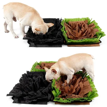 

Pet sniffing pad Wooly Snuffle Mat - Feeding Mat for Dogs - Encourages Natural Foraging Skills - Easy to Fill - Fun to Use Desig
