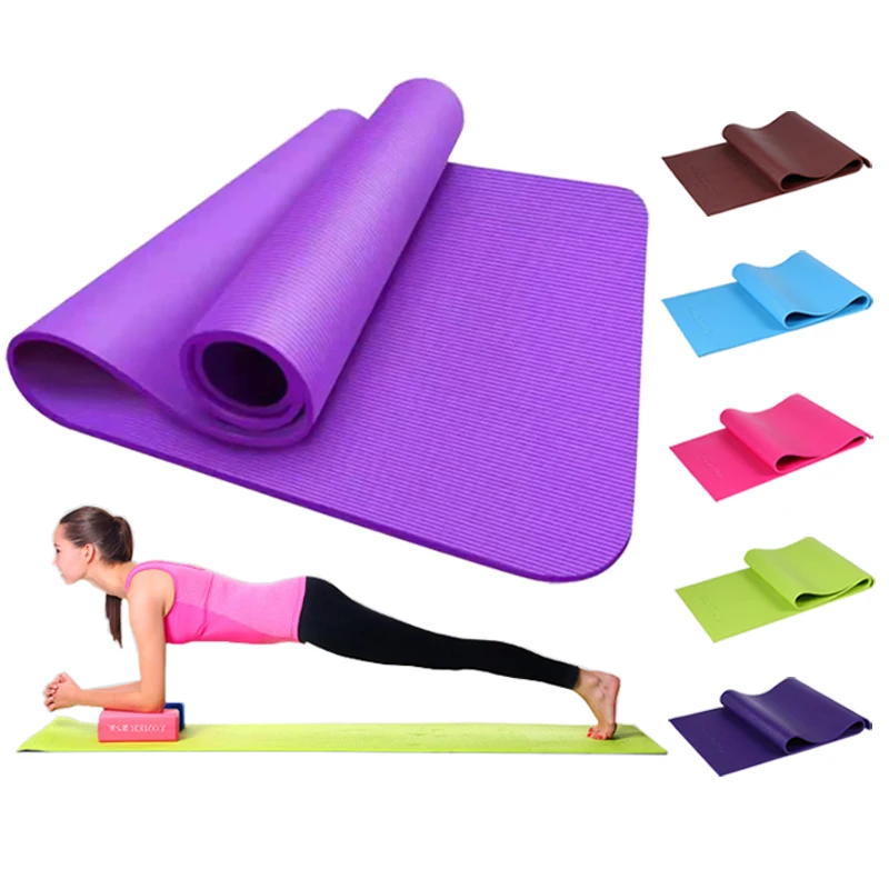 173*61CM Anti-slip Yoga Mat Thick Blanket Gymnastic Sport Health Lose  Weight Fitness Exercise Pad Women Sport Yoga Mats Flooring