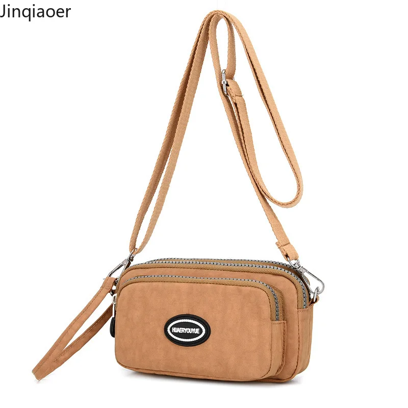 

jinqiaoer Small WOMEN'S Fashion Handbag Handbag Lightweight Waterproof Nylon Bag Elegant Shoulder Bag Charm Shoulder Bag