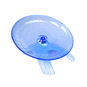 

Silent Spinner Non Slip Run Disc for Hamsters Hedgehogs Small Pets Exercise Wheel (Blue)