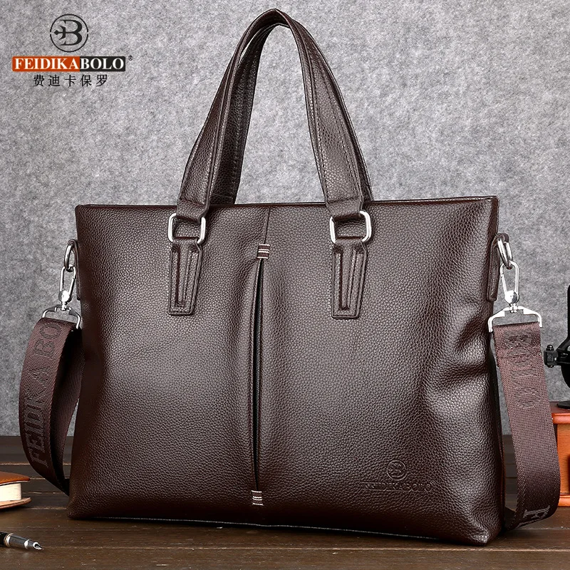 

Men Fashion 2018 Spring New Style Men's Bag Business Hand Document Computer Crossbody Bag Men Leisure Bag