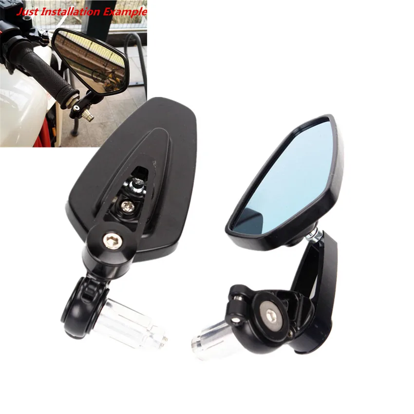Для Yamaha XJR1300 V-max MT-01 MT-03 TDM900 FZ1 FZ6 WR250 7/" 22 мм Ручка Бар Конец Зеркала заднего вида