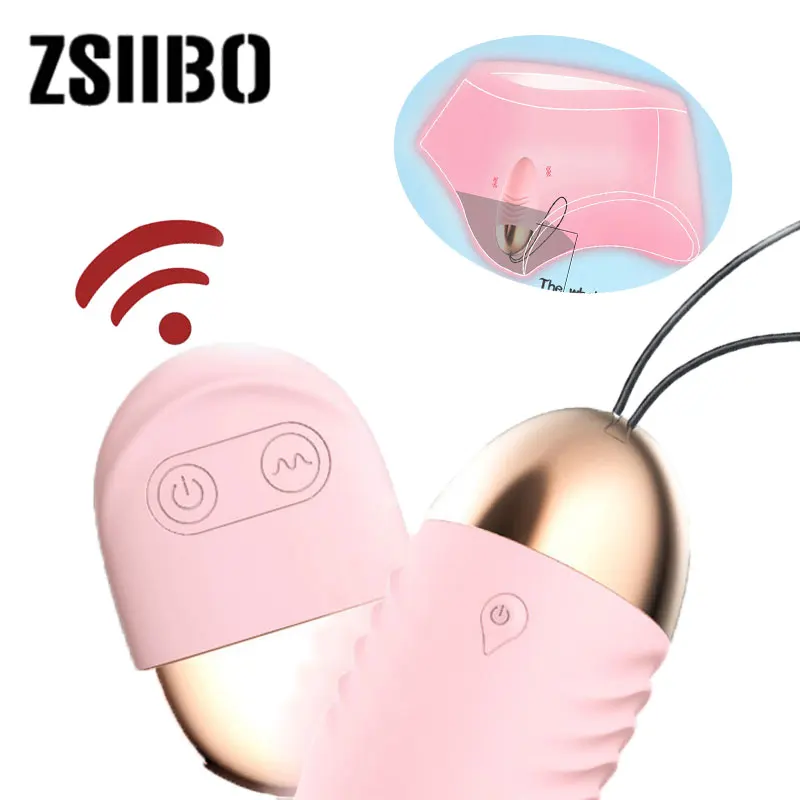 Frequency conversion strong shock waterproof jumping egg female wear wireless remote control jumping Strong Masturbation device