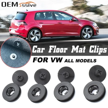 

4pcs Car Fastener Universal Floor Mat Clips Buckles Carpet Fixed Clamp Rivet Auto Fastener Skid Resistant