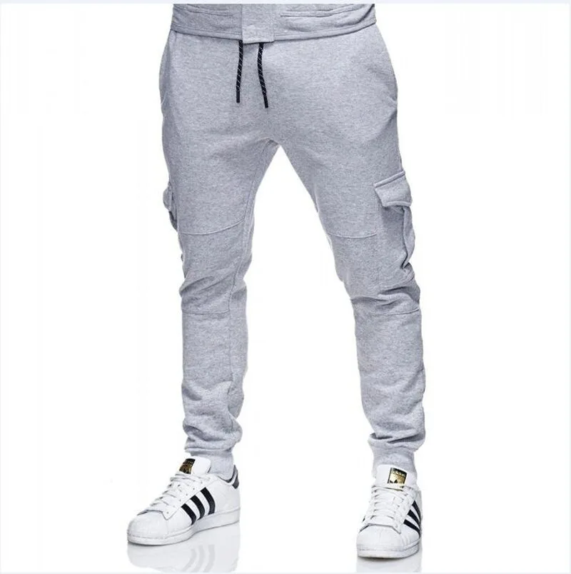 80% OFF ZOGAA Autumn Tracksuit Men Casual Solid Hoodies+Pants Two Pieces Set Men's Sweatshirts Sportswear Drawstring Pants Sweatsuit
