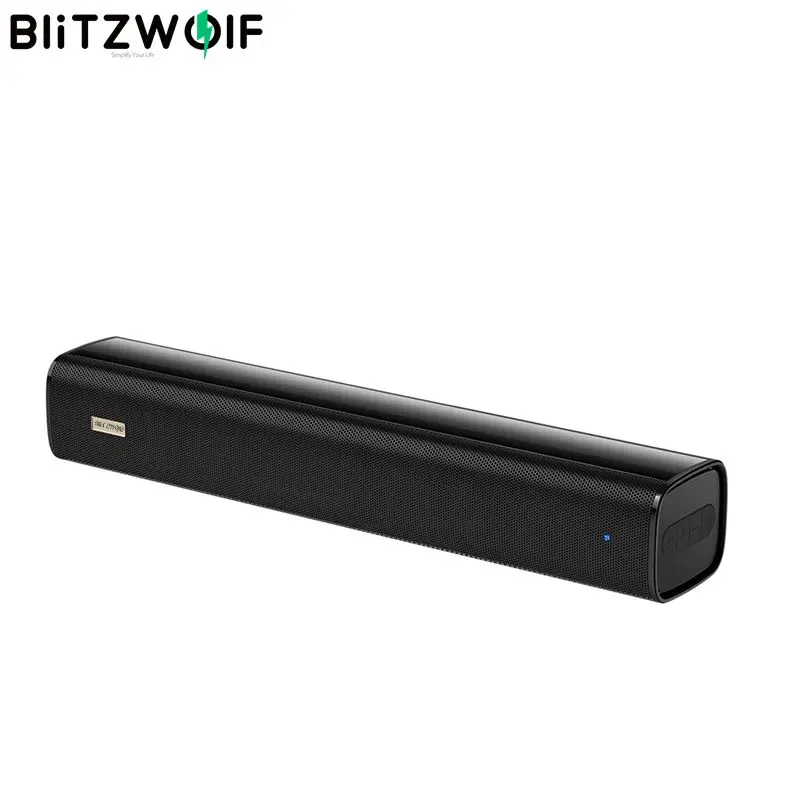 

Speaker Blitzwolf BW-SDB0 Pro 10W 2200mAh Mini bluetooth Soundbar for Desktop Laptop PC with Stereo Sound Unique Design Speakers